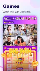 BuzzCast - Live Video Chat Appcapturas de tela 8