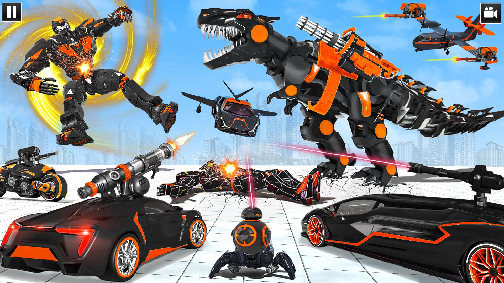 Dino Robot: Car Transform Gamecapturas de tela 8