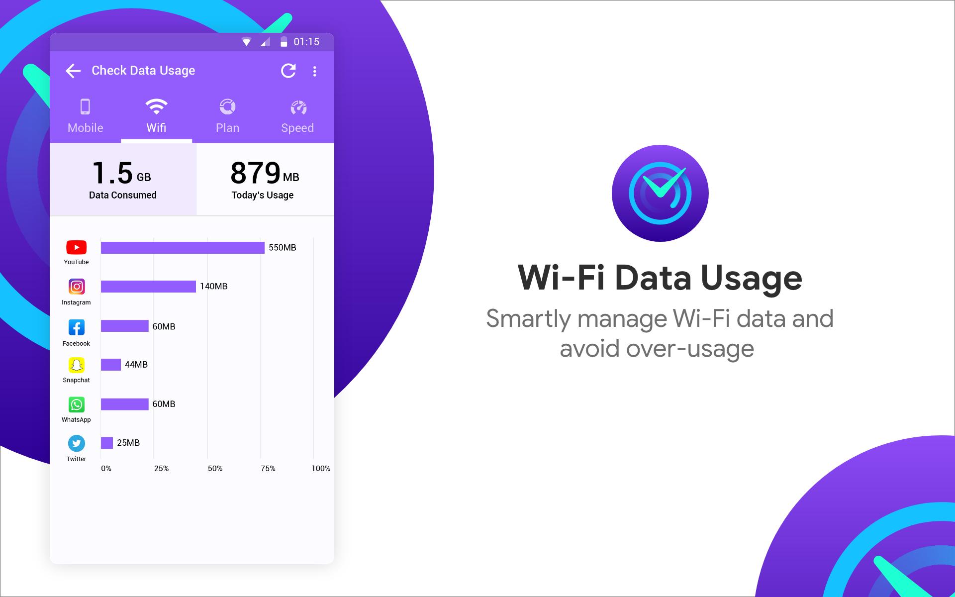 Check Internet Data Usage capturas de tela 8