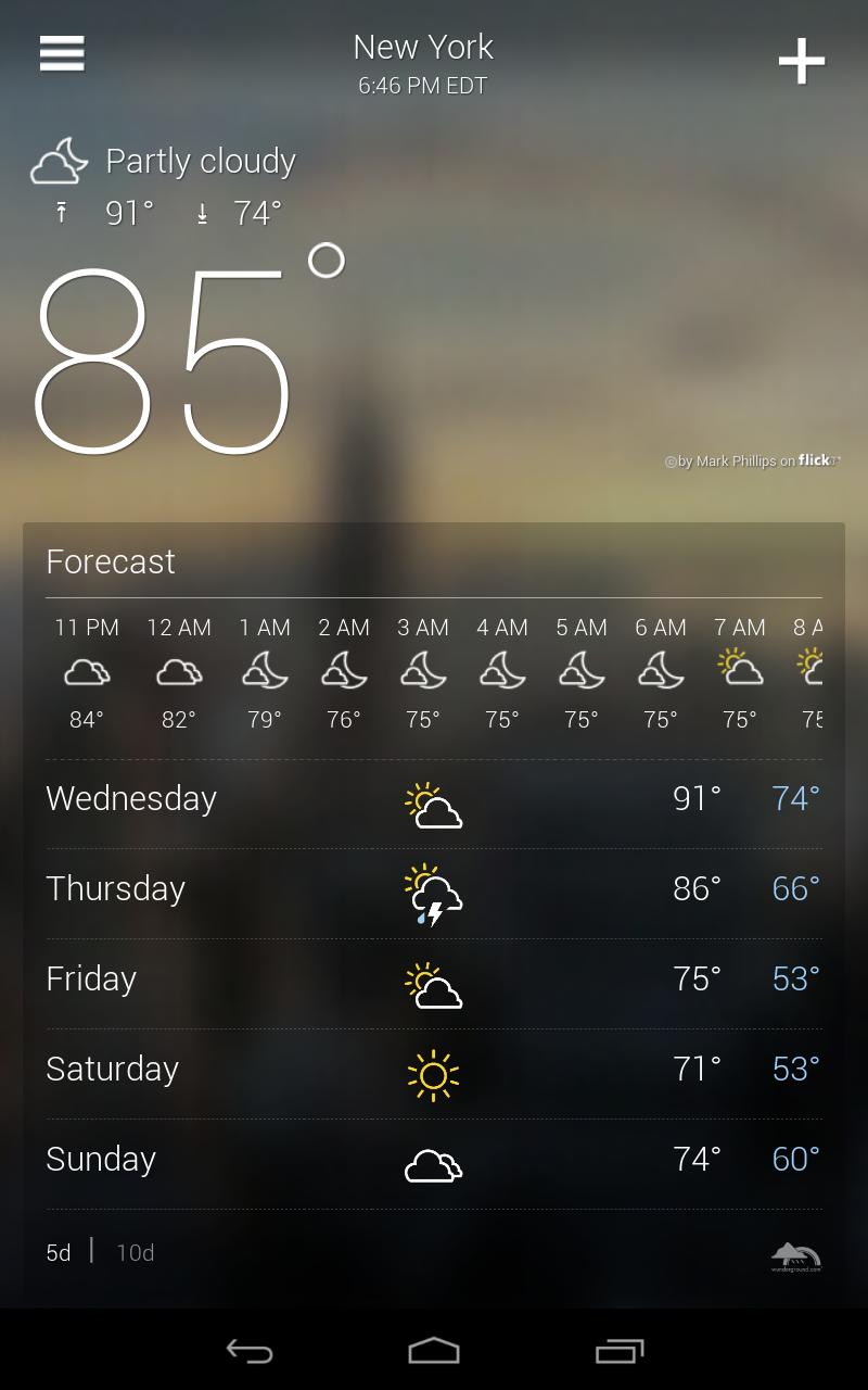 Yahoo Weather  screenshots 7