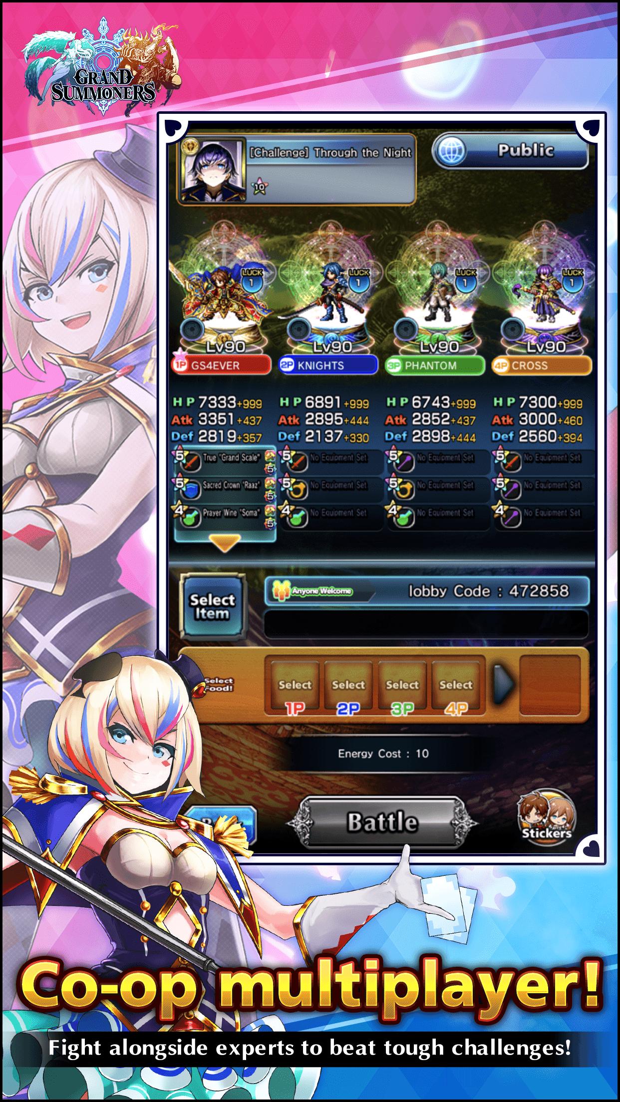 Grand Summonerscapturas de tela 6