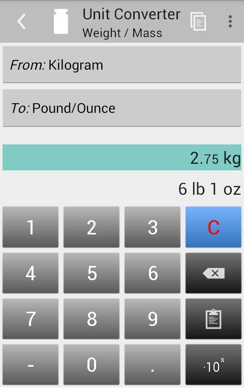 Unit Converter capturas de tela 6