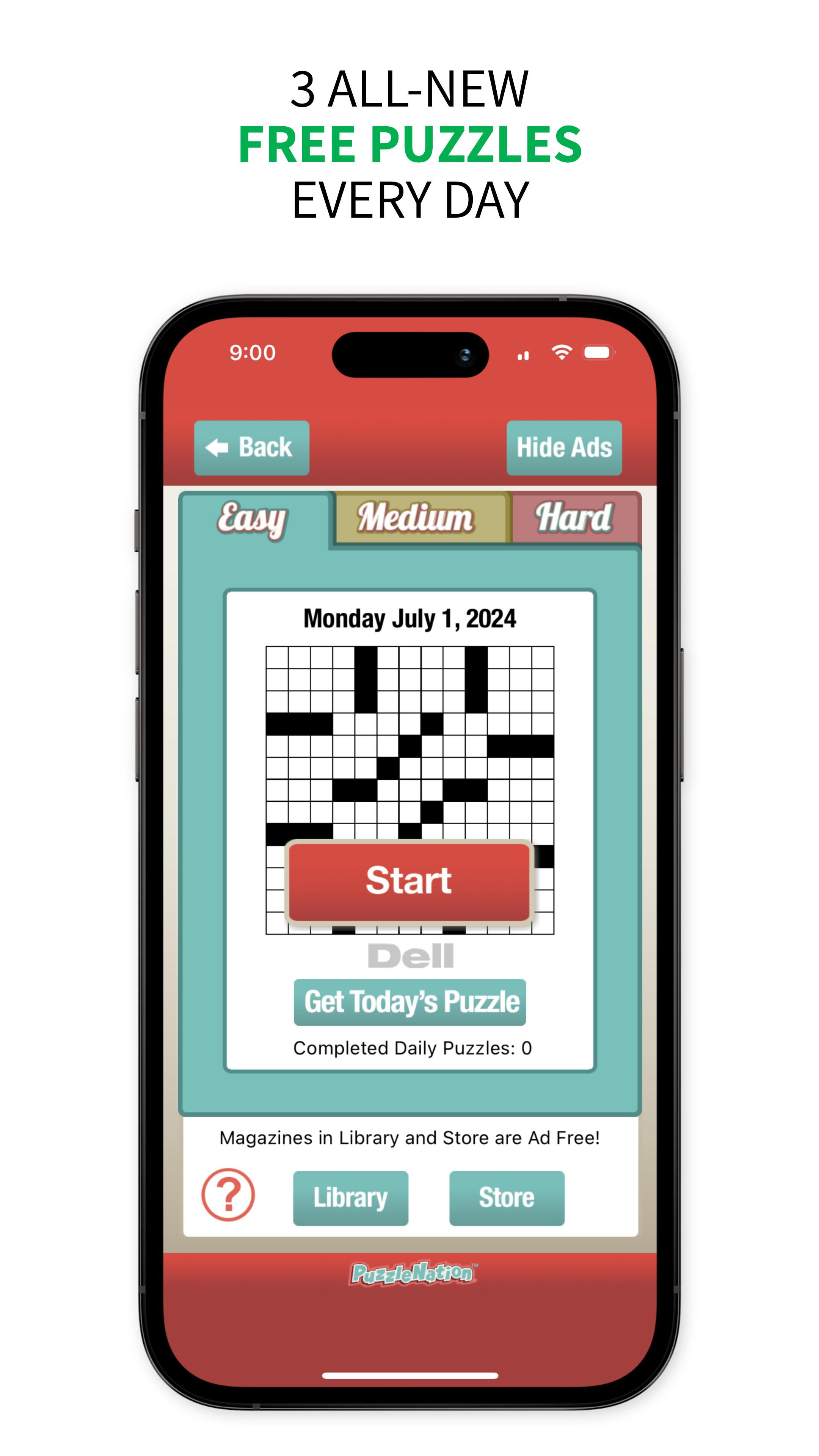 Penny Dell Crossword Puzzles screenshots 2