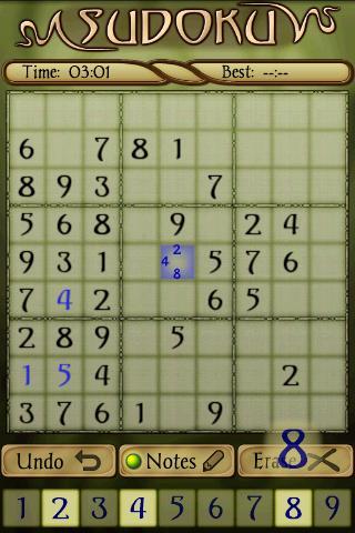 Sudoku screenshots 1