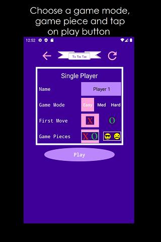 Tic Tac Toe capturas de tela 2