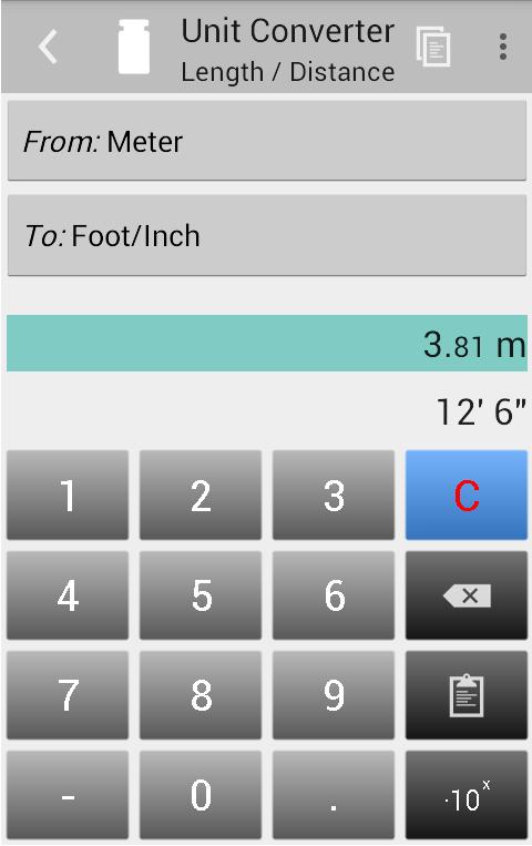 Unit Converter capturas de tela 3