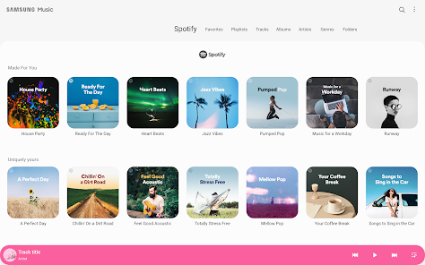 Samsung Music screenshots 2