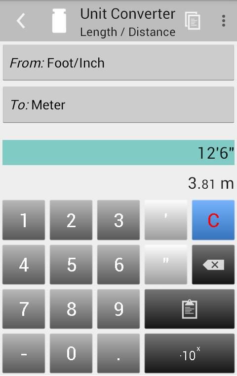 Unit Converter capturas de tela 4