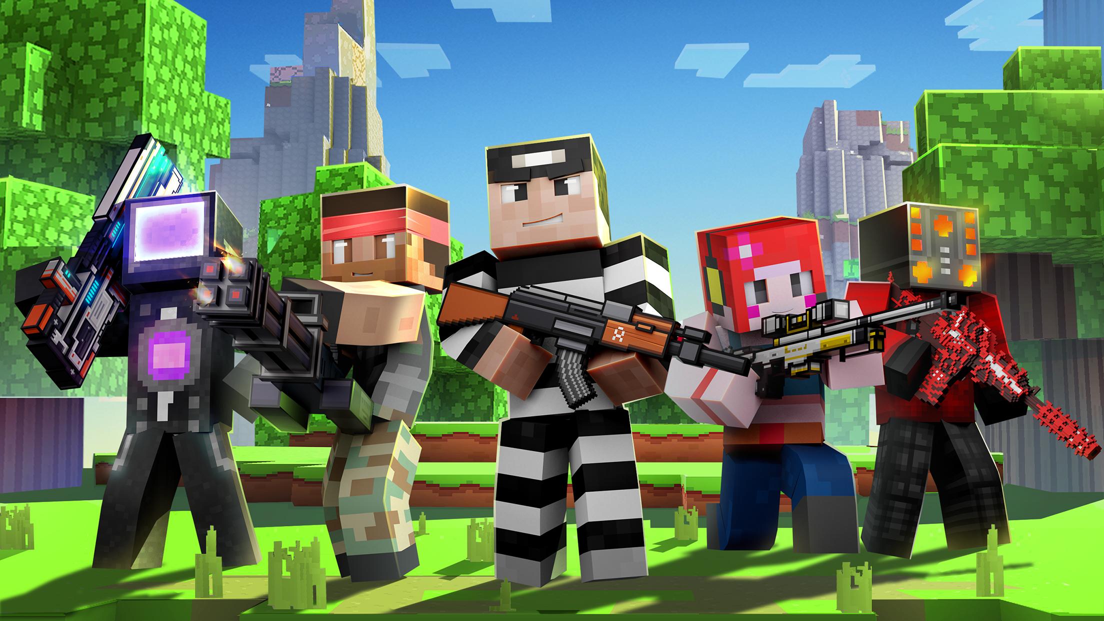 Cops N Robbers:Pixel Craft Guncapturas de tela 1