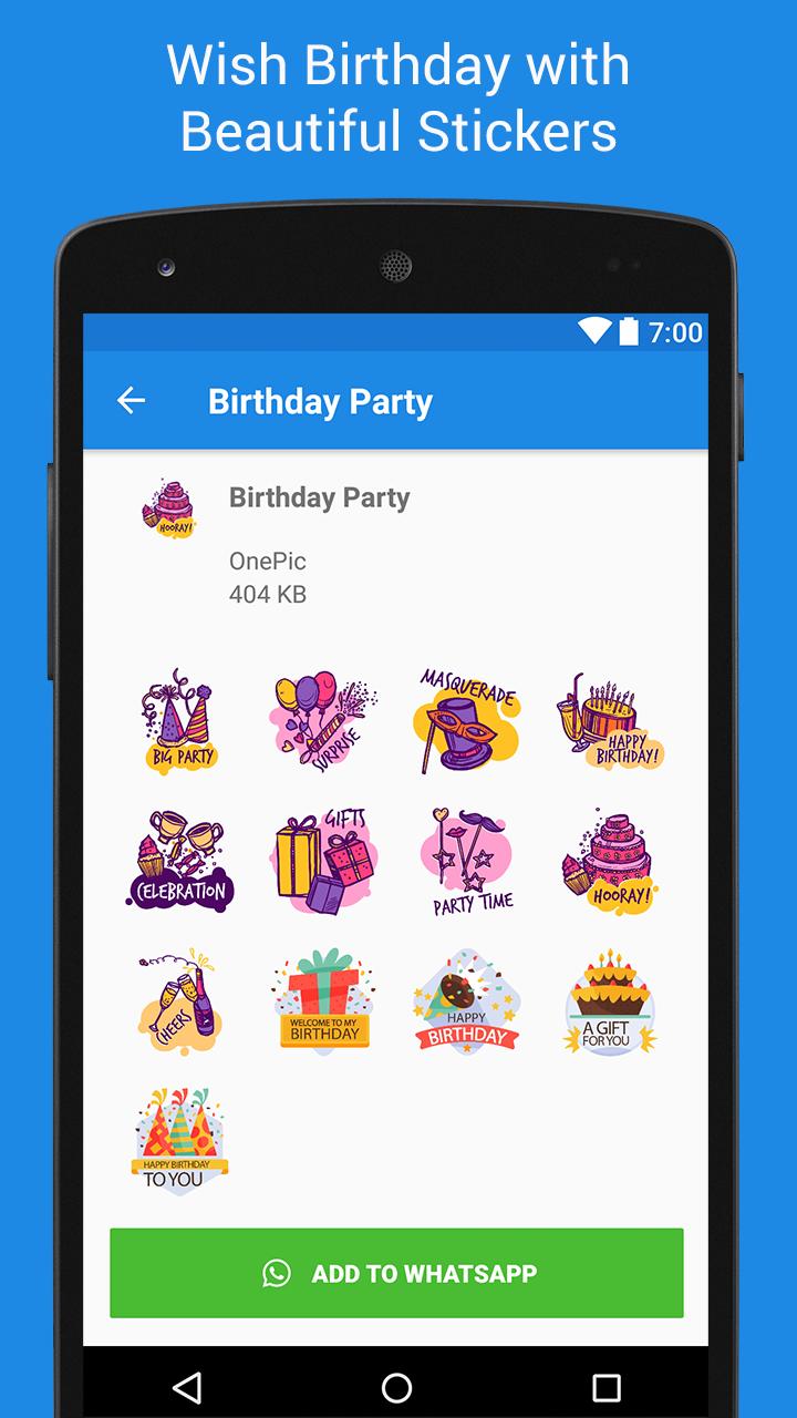 Birthday Stickers screenshots 5