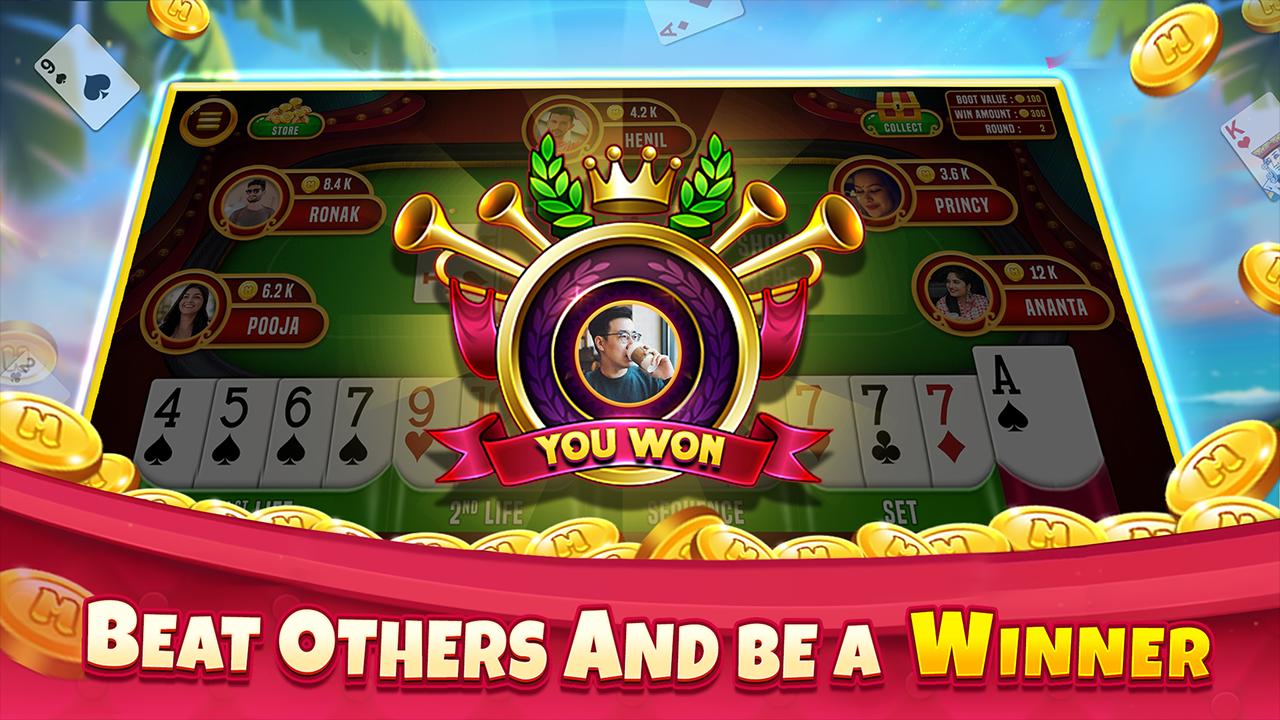 Indian Rummy Offline Card Game capturas de tela 4