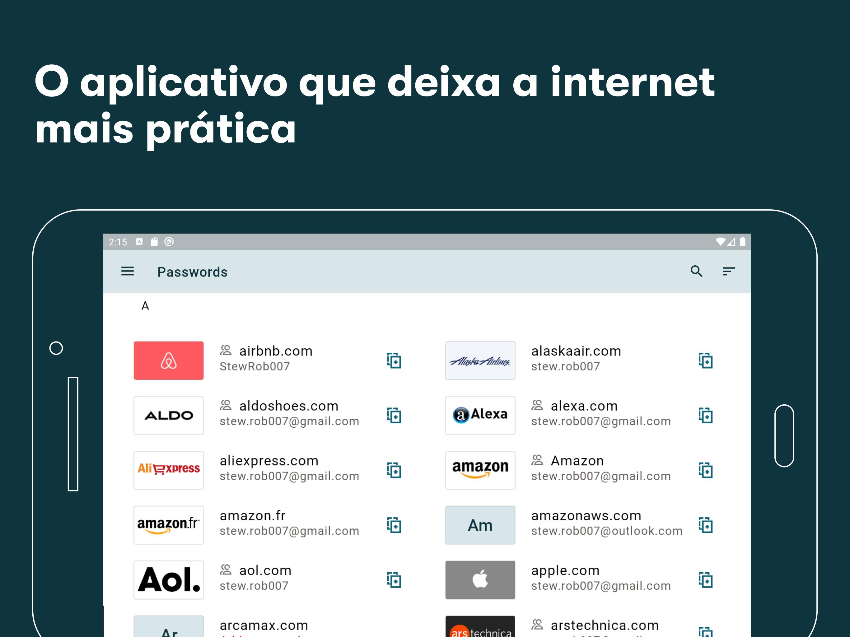 Dashlane capturas de tela 7