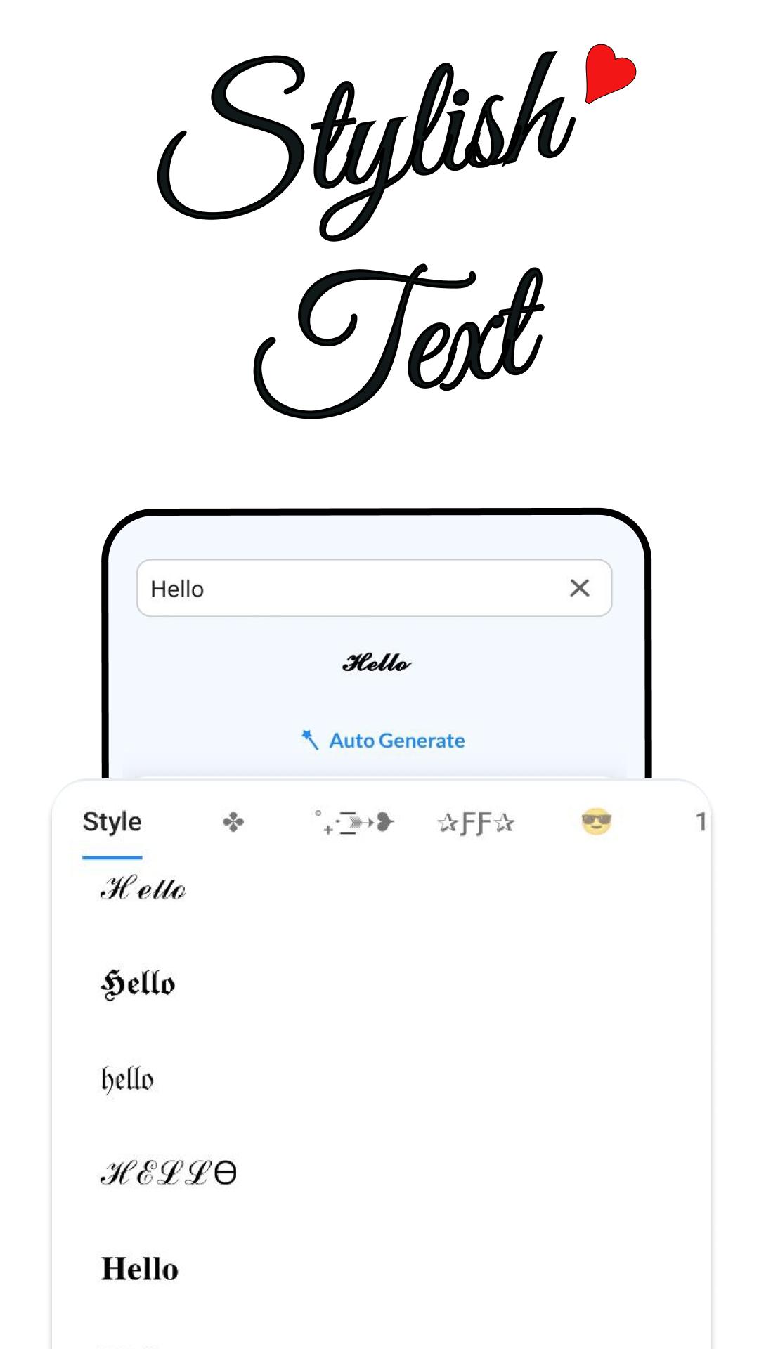 Stylish Text  screenshots 2