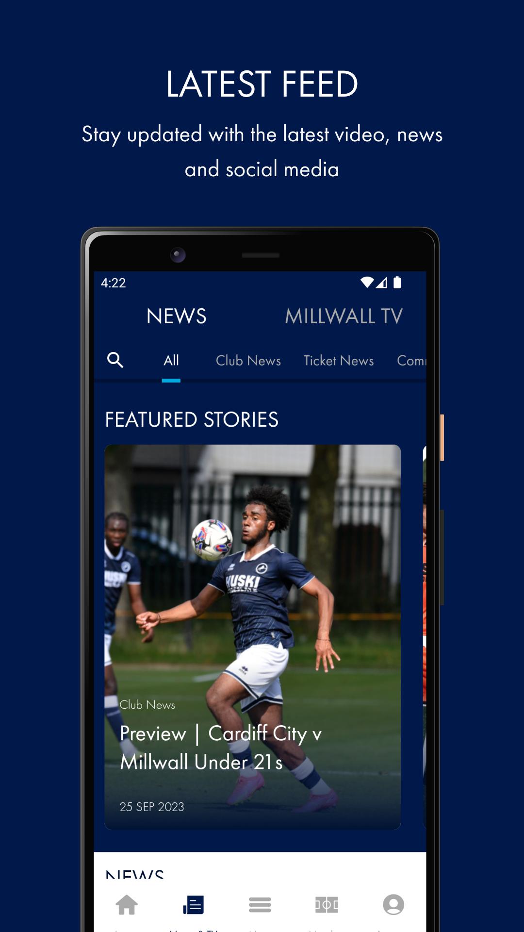 Millwall FC capturas de tela 3