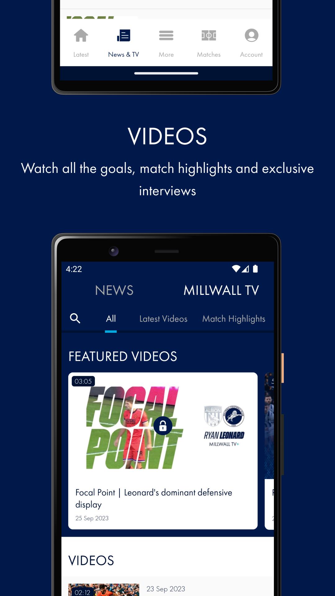 Millwall FC capturas de tela 4