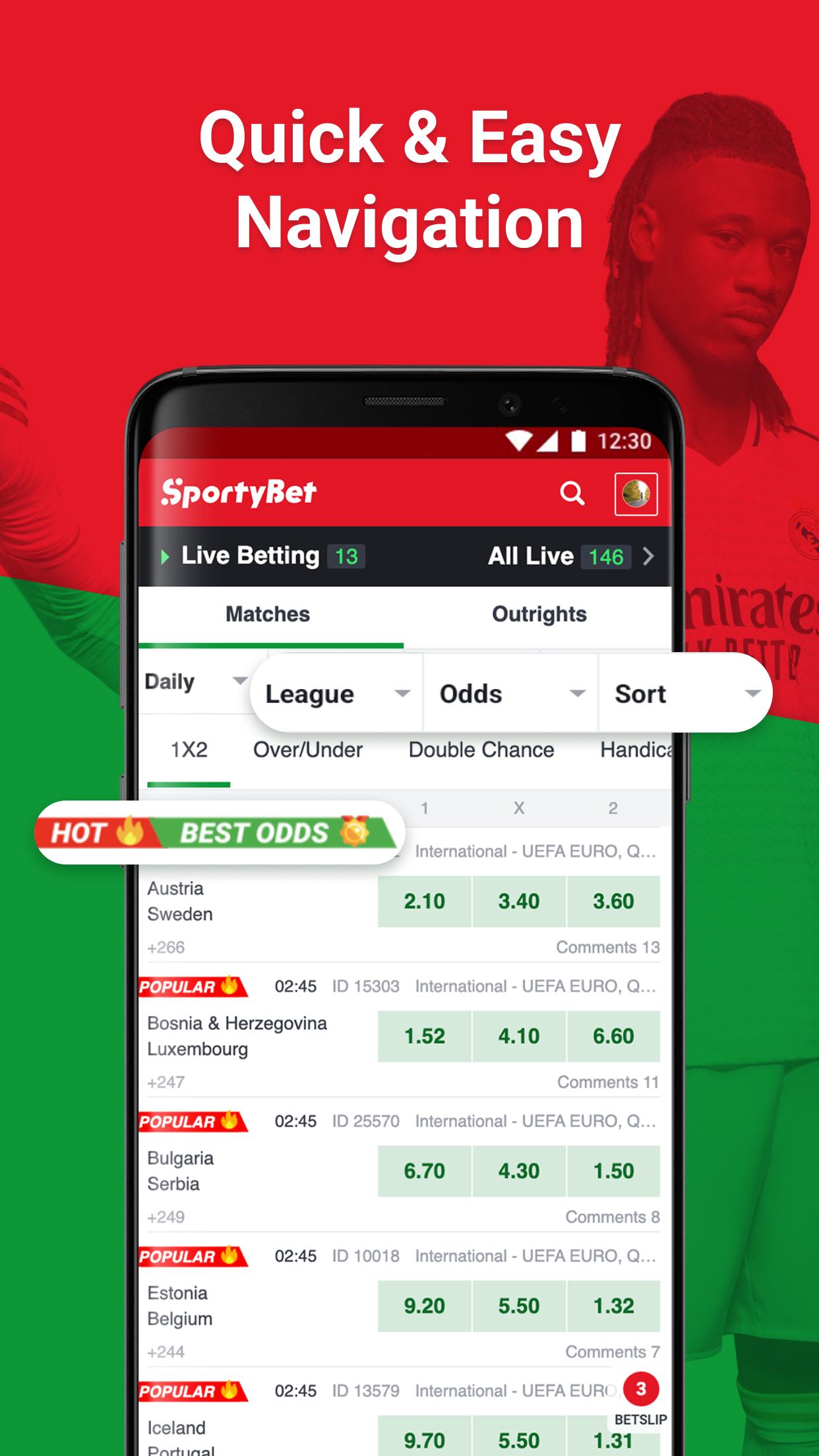 SportyBet capturas de tela 5