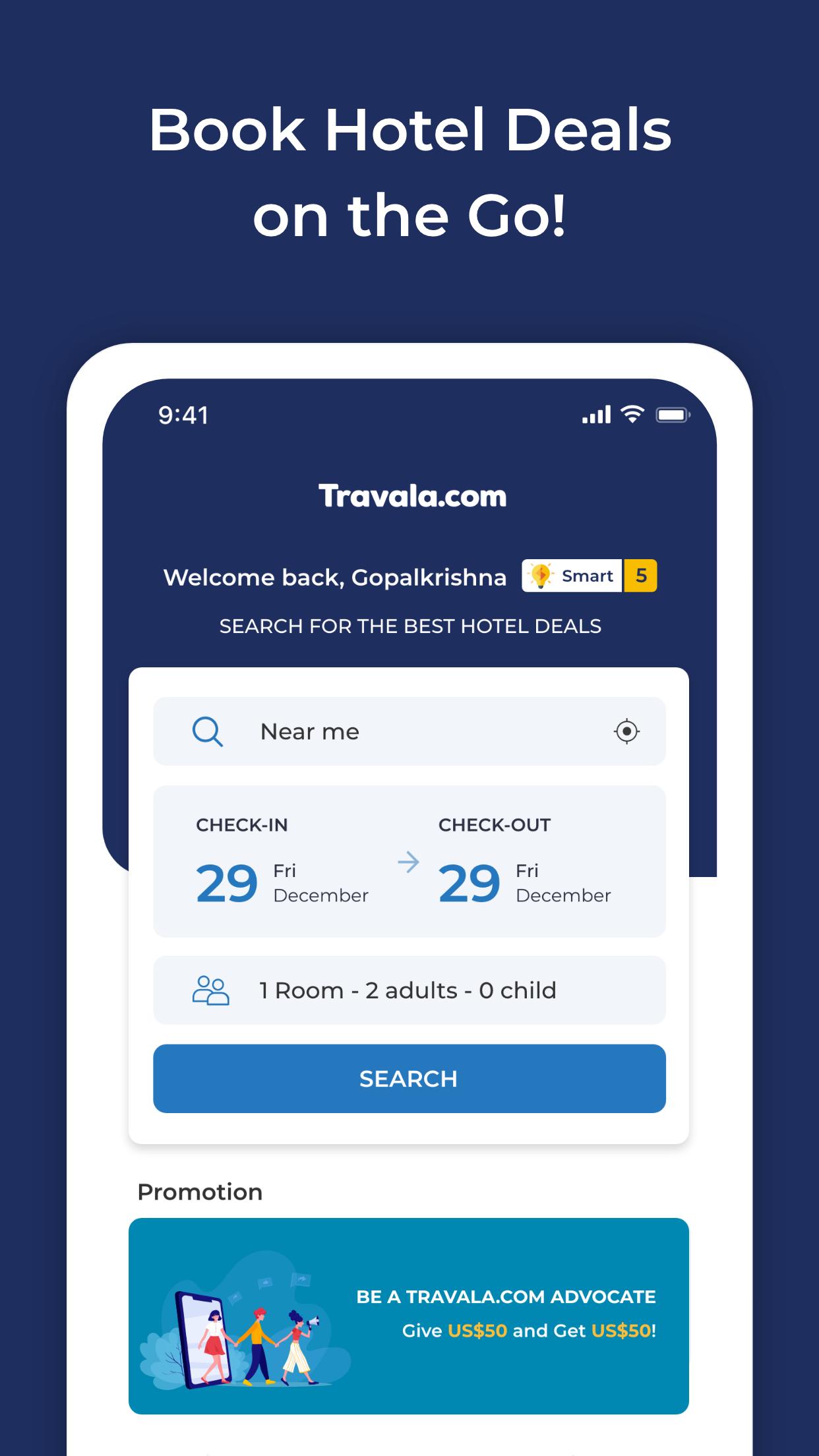 Travala.com capturas de tela 1