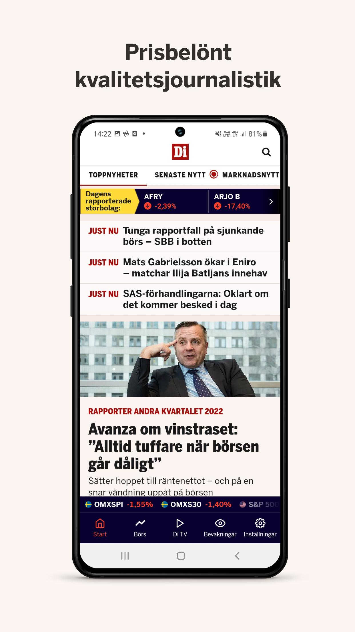 Dagens industri capturas de tela 1