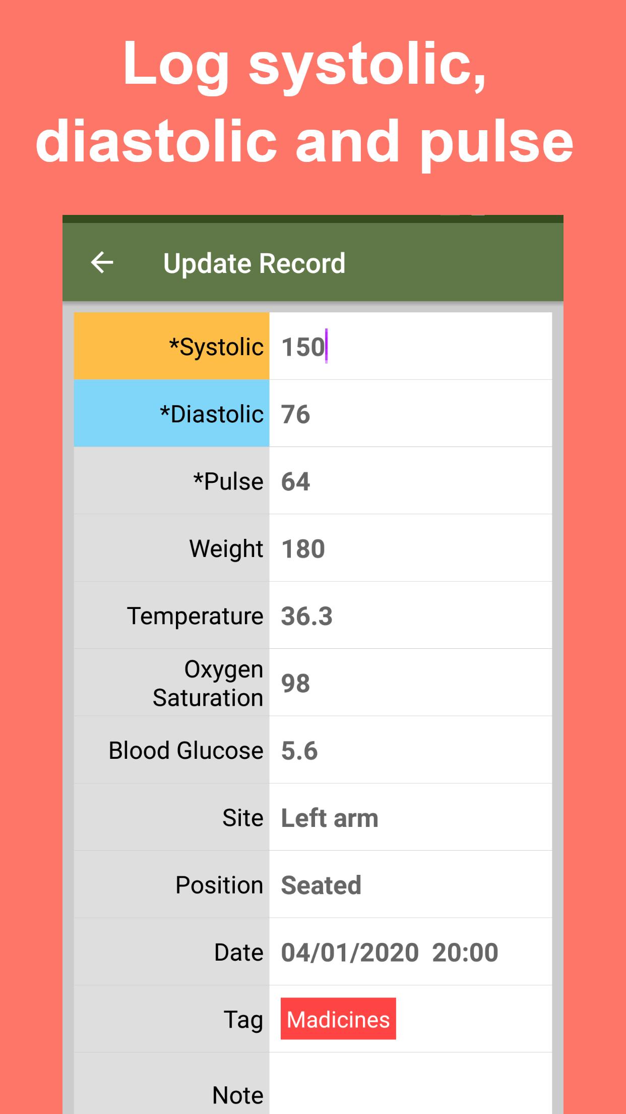 Blood Pressure Tracker  screenshots 7