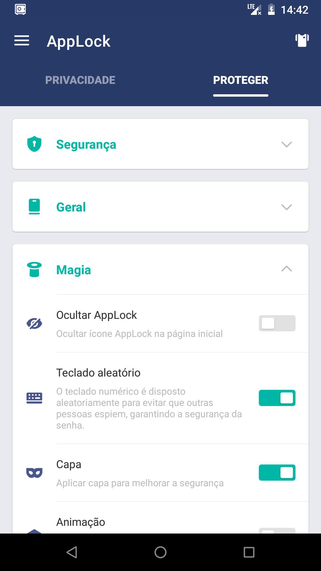 AppLock capturas de tela 7