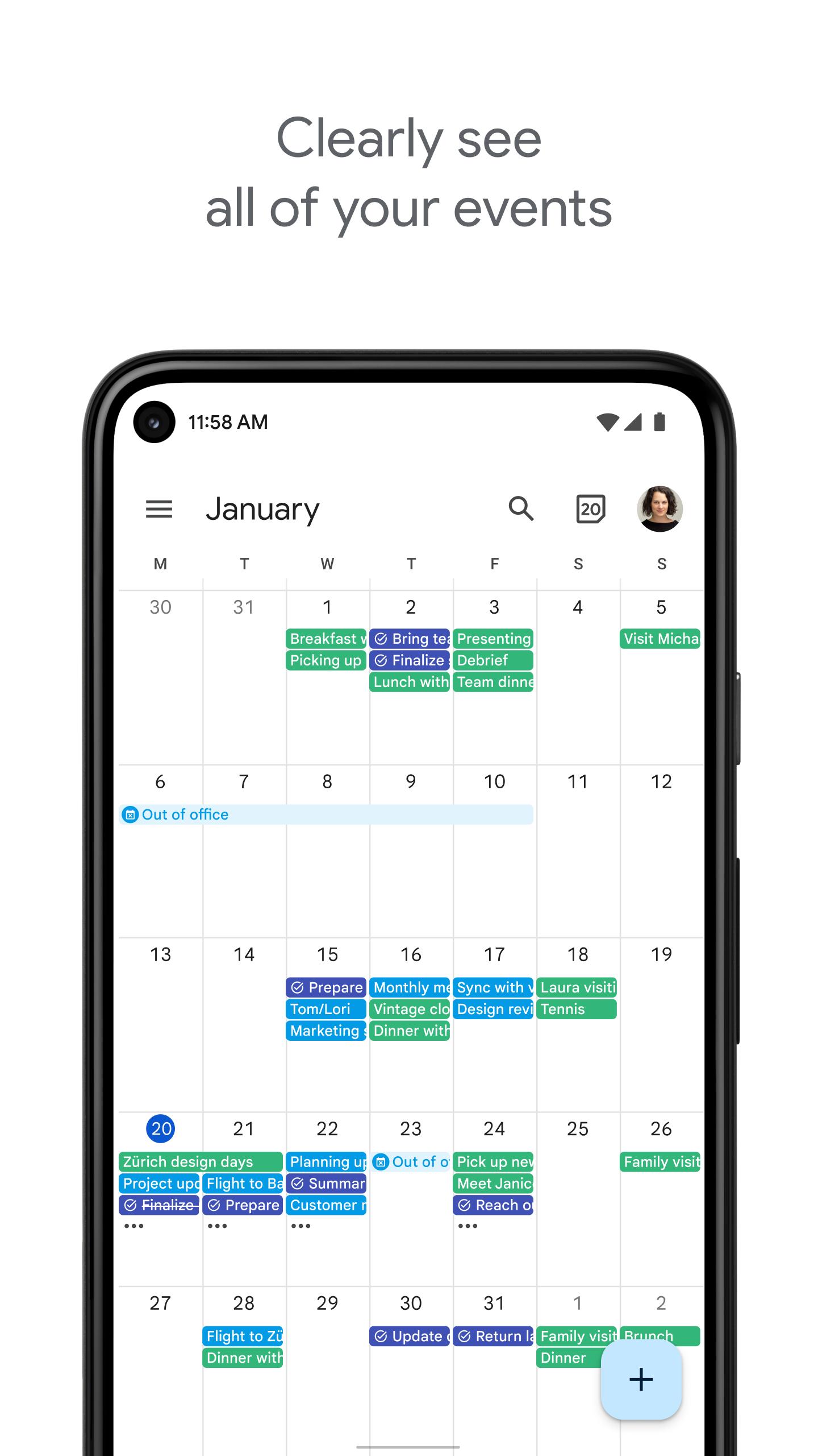 Google Calendar capturas de tela 6