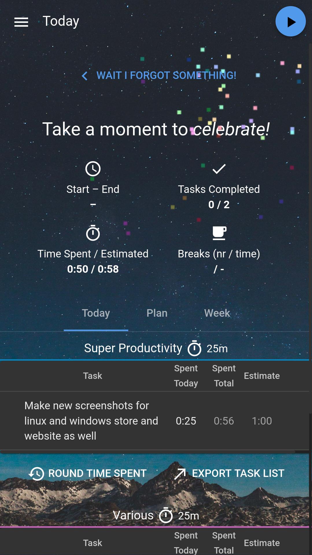 Super Productivity capturas de tela 3