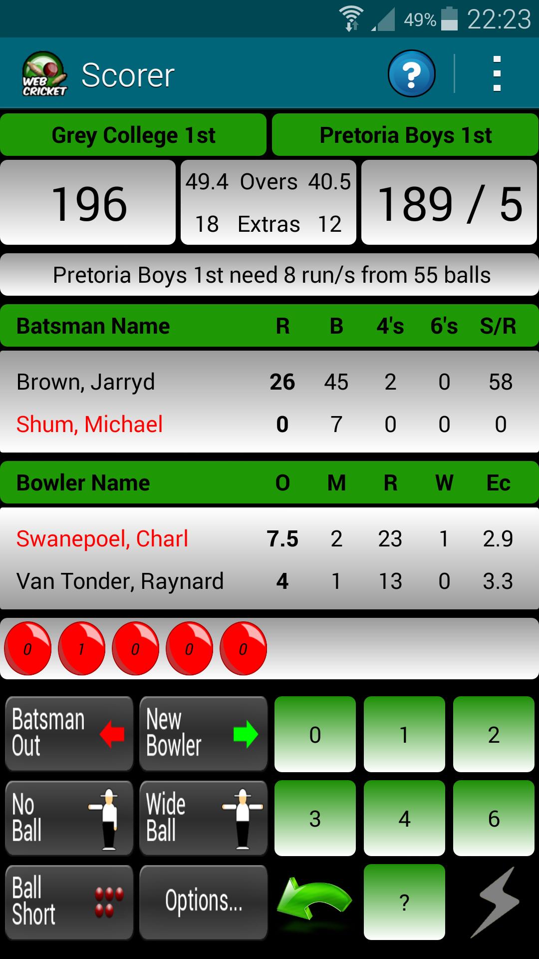 WebCricket screenshots 3