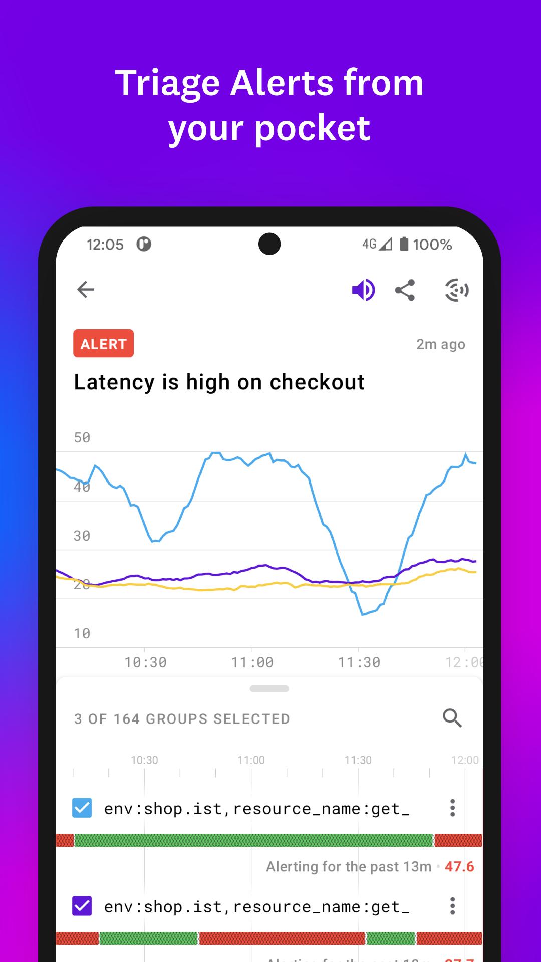 Datadog capturas de tela 4