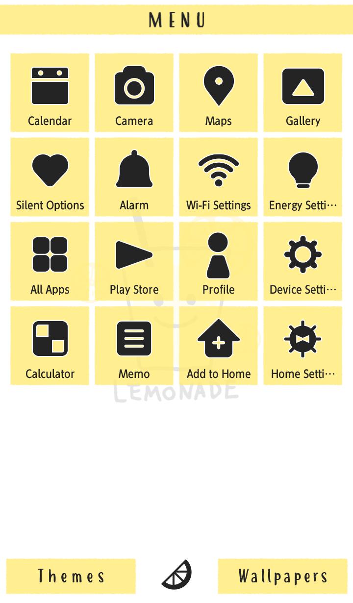 Lemonade Theme +HOME  screenshots 2