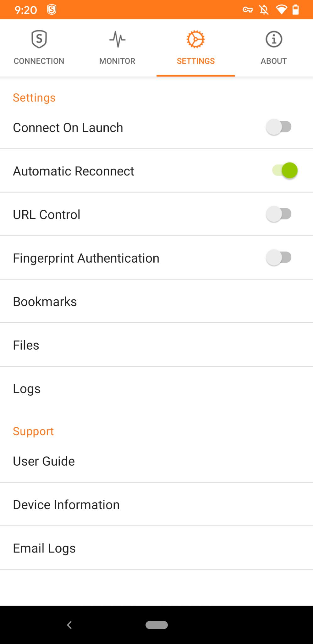 SonicWall Mobile Connect capturas de tela 4