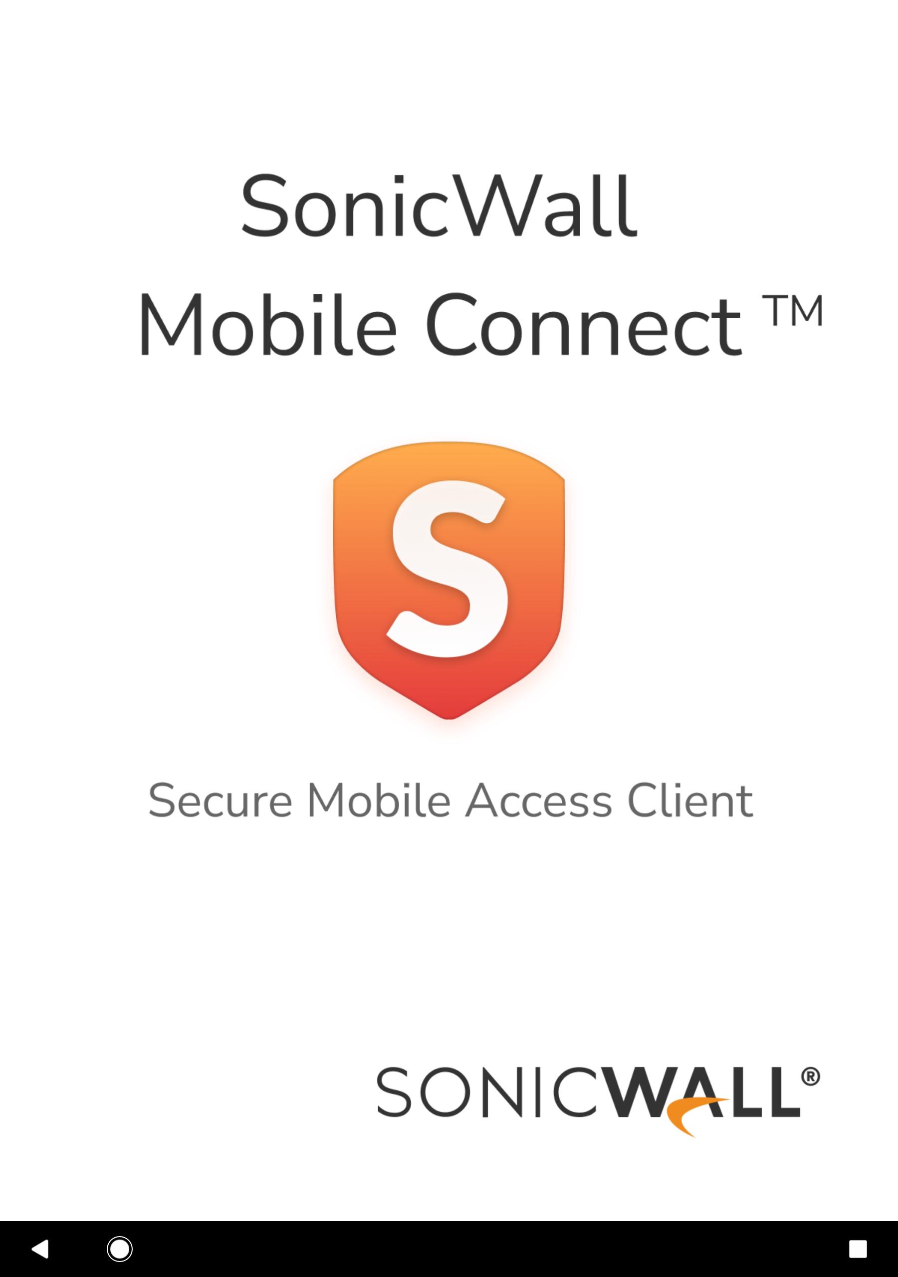 SonicWall Mobile Connect capturas de tela 6