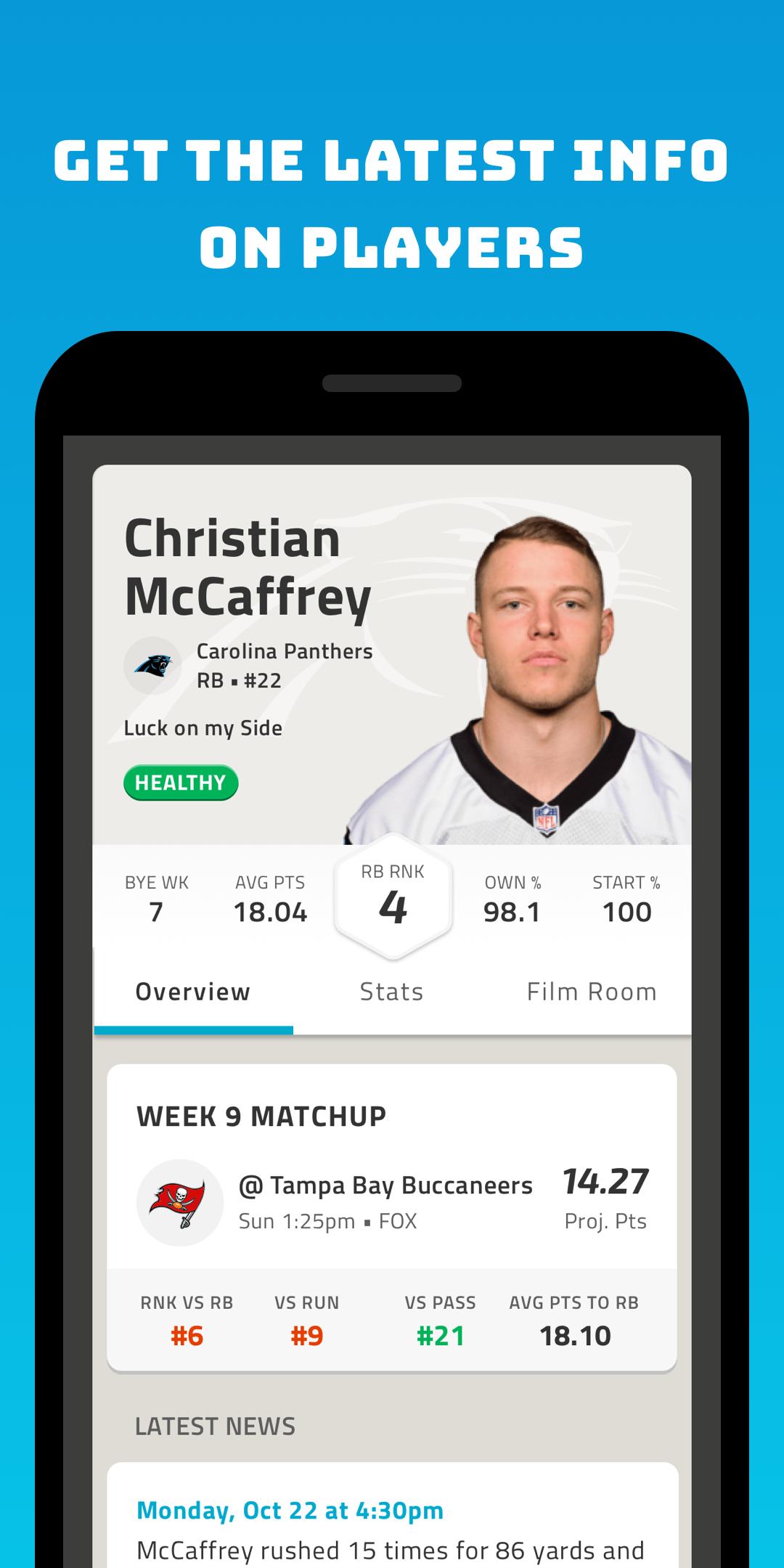 NFL Fantasy Football capturas de tela 6