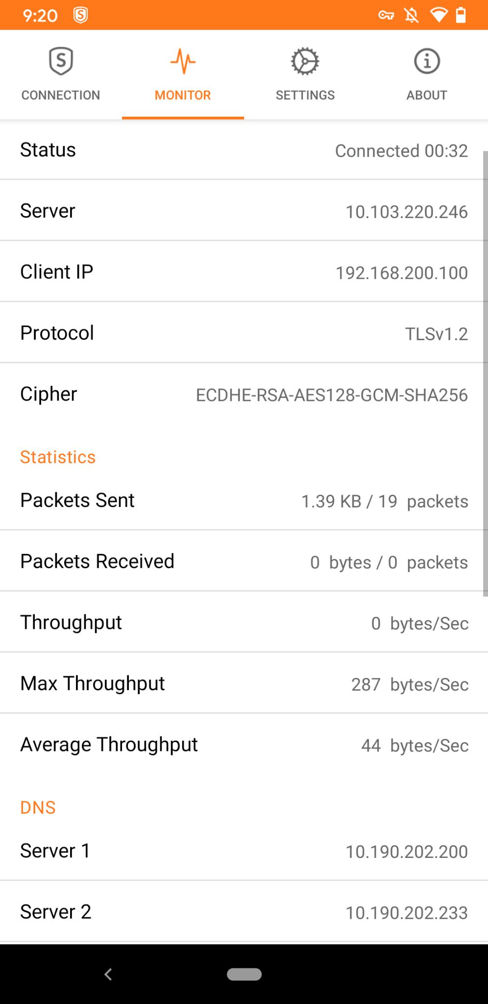 SonicWall Mobile Connect capturas de tela 3