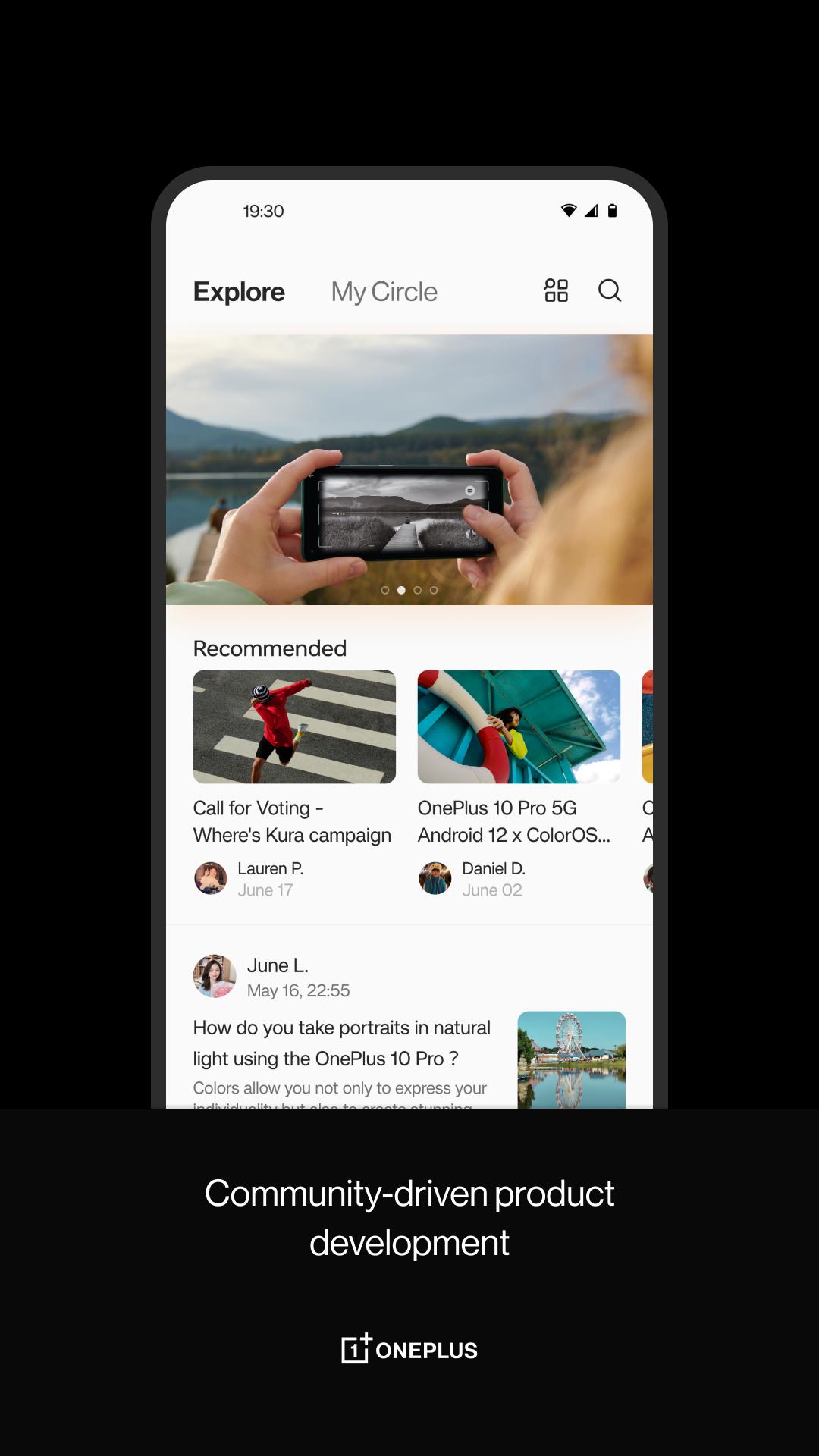 OnePlus Community capturas de tela 1