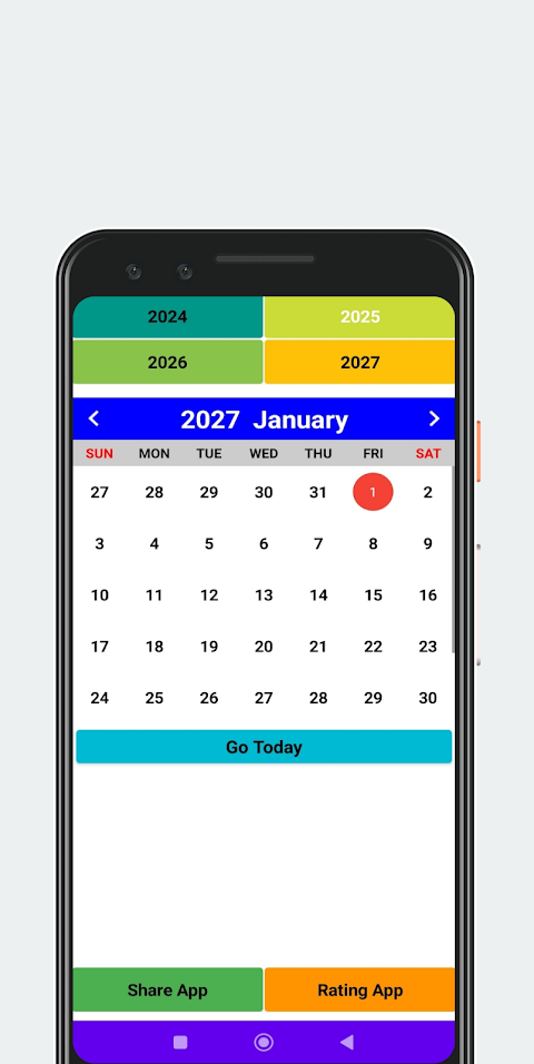 2025 Calendar screenshots 4