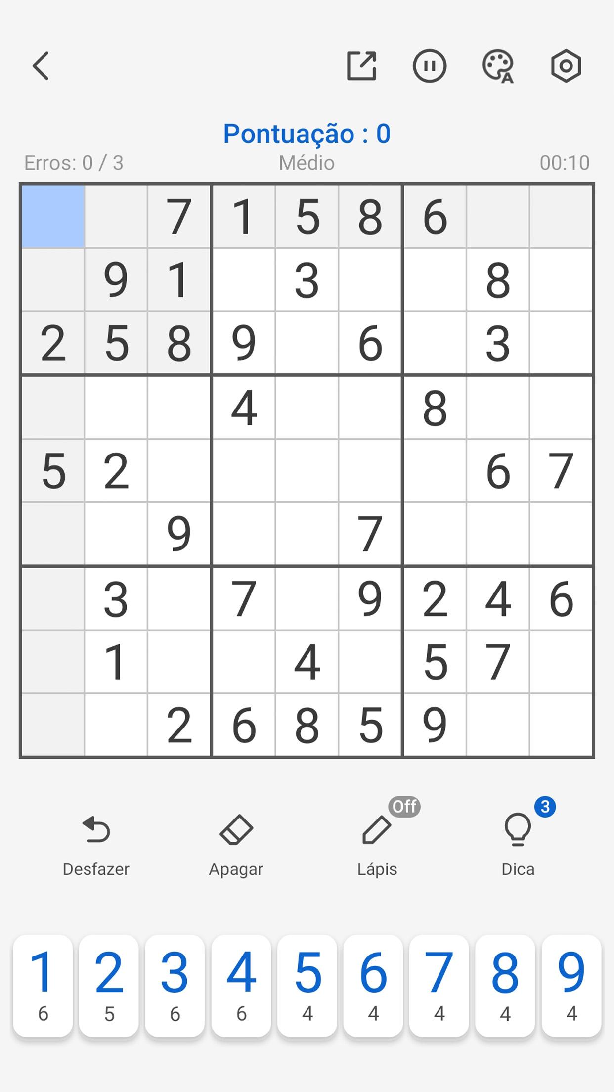 Sudoku - sudoku Quebra-cabeça capturas de tela 8