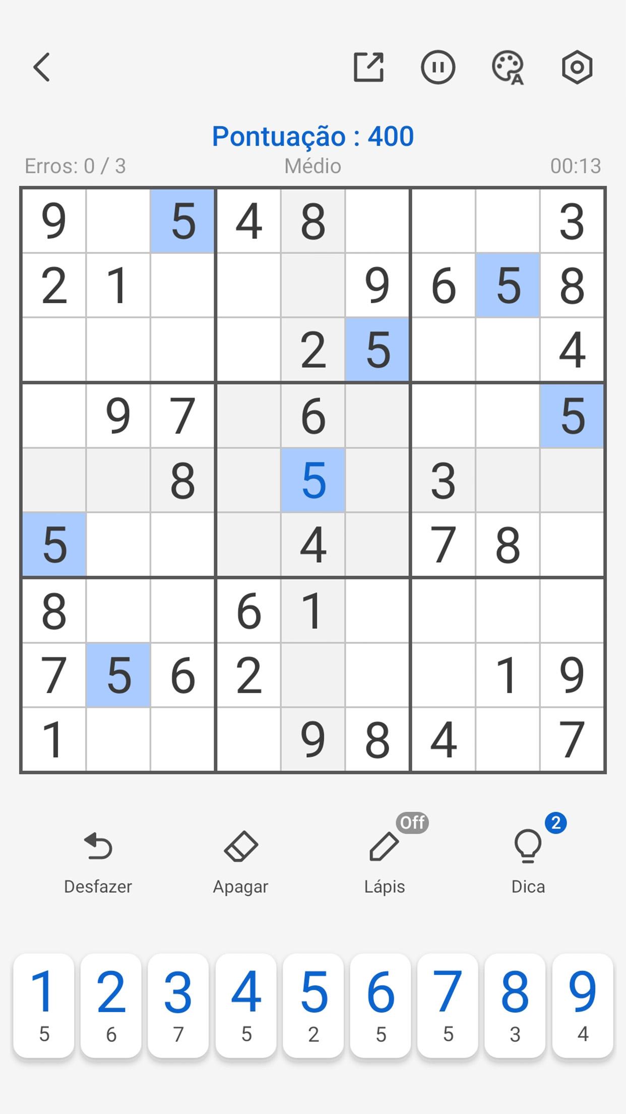 Sudoku - sudoku Quebra-cabeça capturas de tela 3