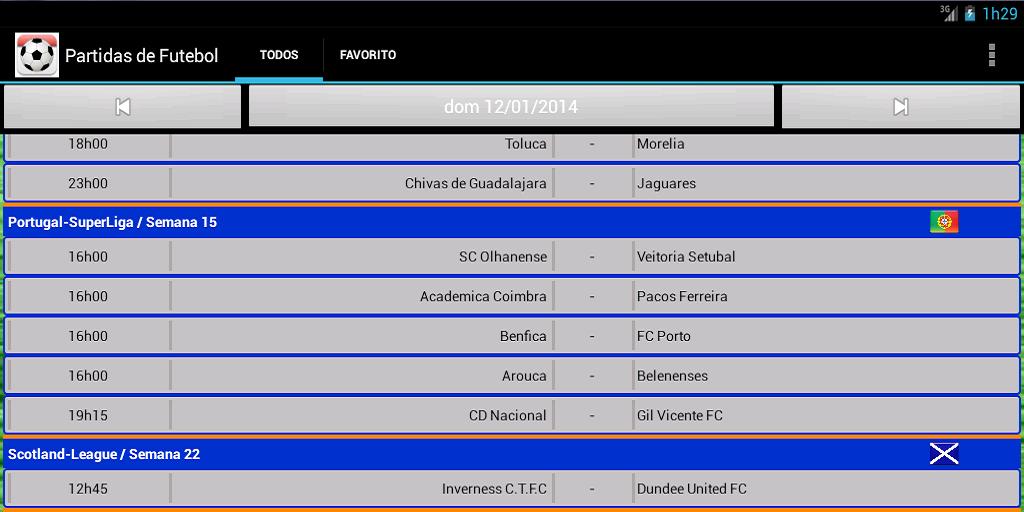 Resultados de Futebol  screenshots 4