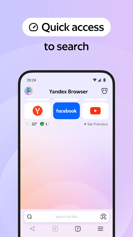 Yandex capturas de tela 1