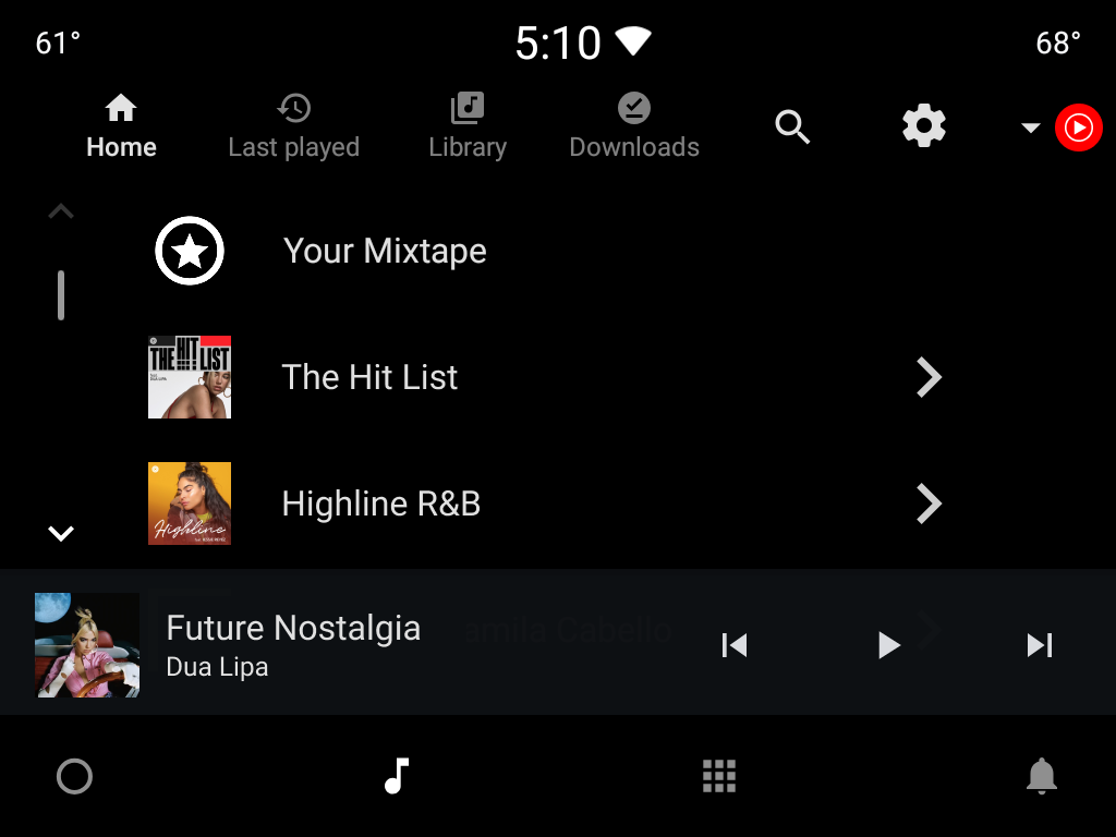 YouTube Musictangkapan layar 19