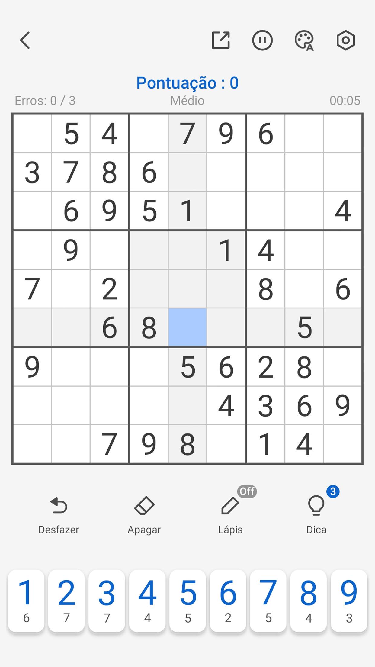 Sudoku - sudoku Quebra-cabeça capturas de tela 6