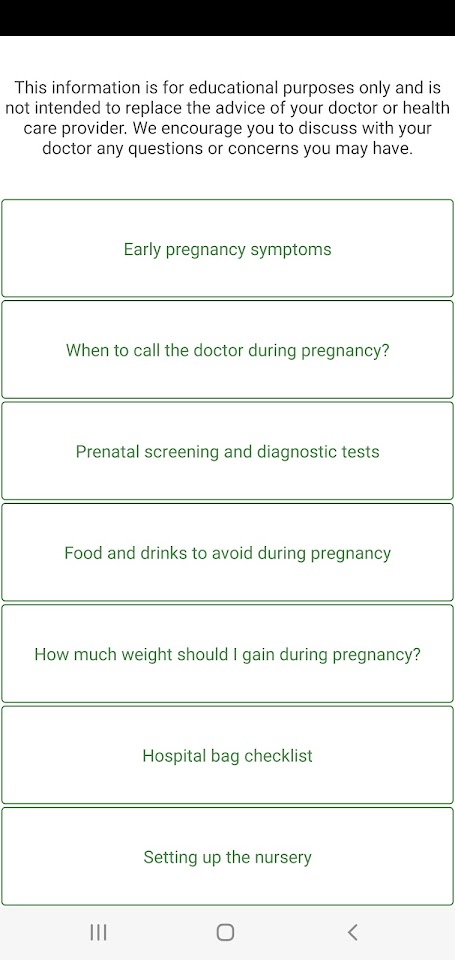 Pregnancy Due Date Calculator screenshots 7