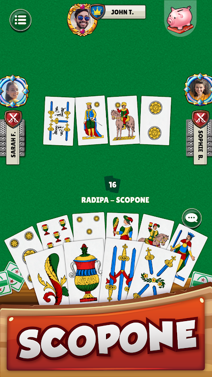 Scopa - Italian Card Game capturas de tela 4