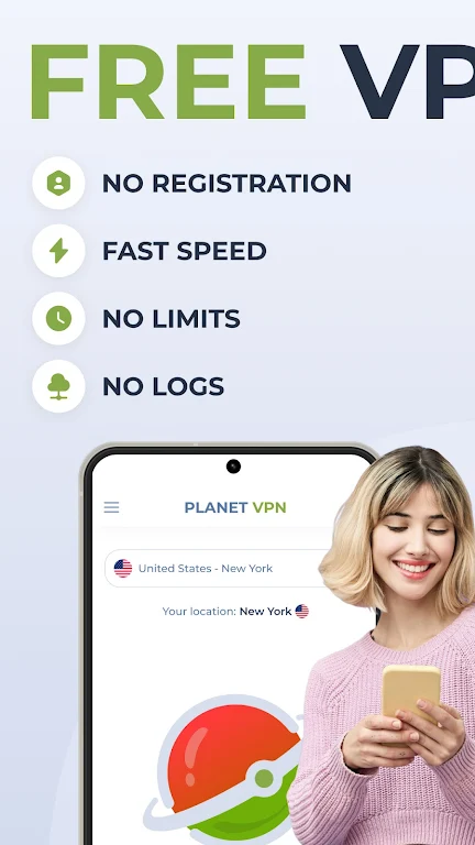 Planet VPN capturas de tela 1