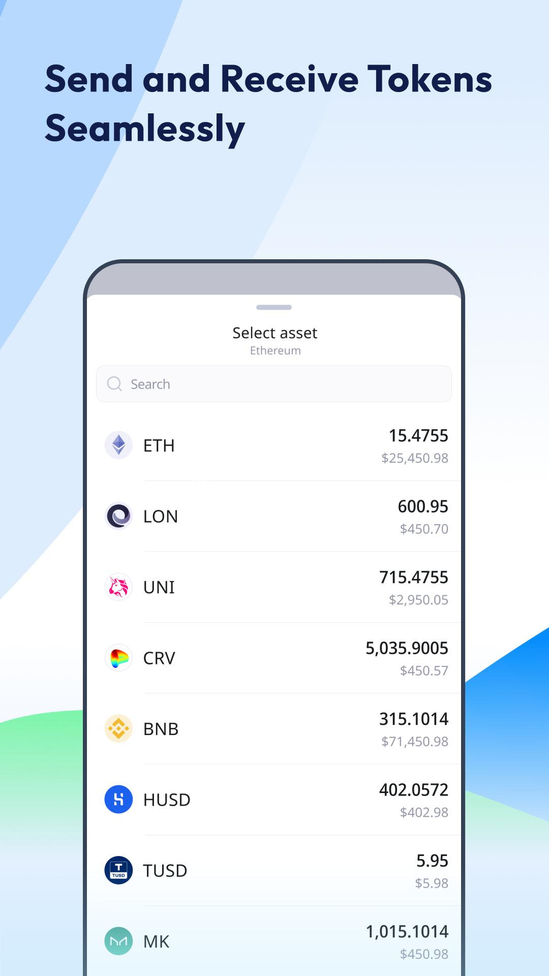 imToken screenshots 2