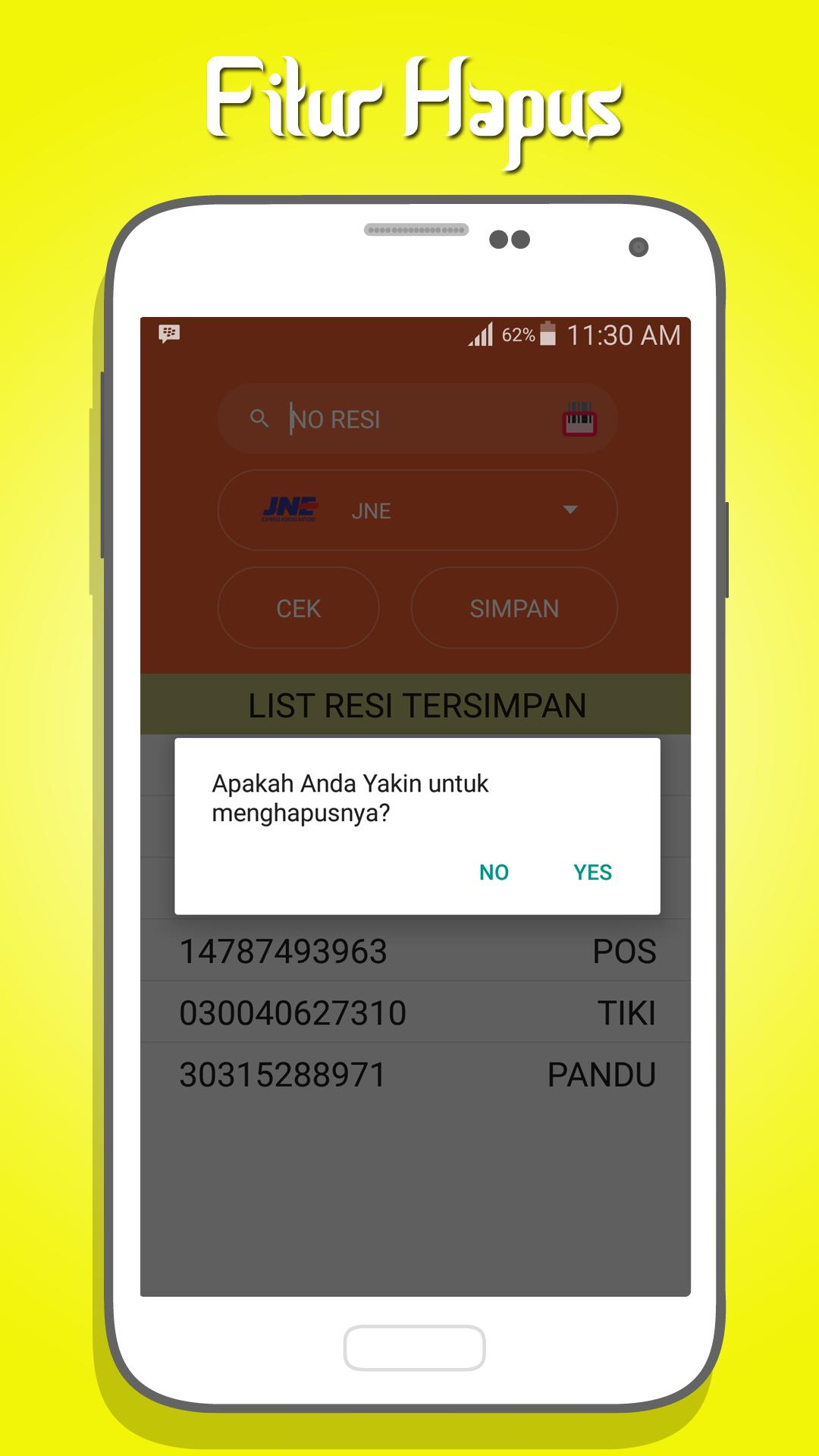 Cek Resi dan Ongkir Kiriman capturas de tela 5