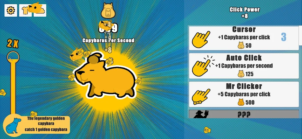 Capybara Clicker capturas de tela 2