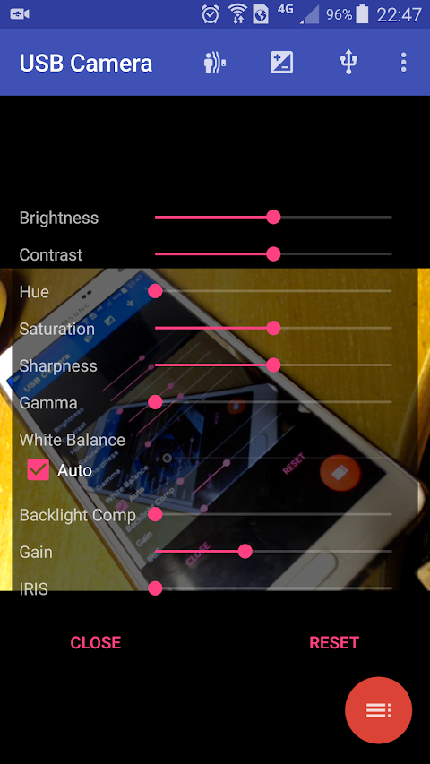 USB Cameratangkapan layar 6