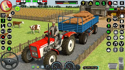 tractor simulator game farm 3dảnh chụp màn hình 28