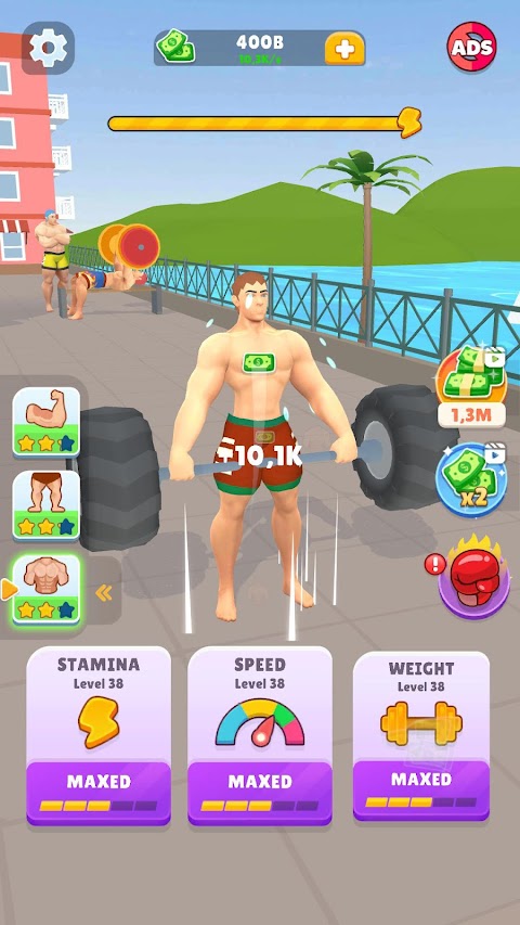 Idle Lifting Hero: Muscle Upcapturas de tela 3